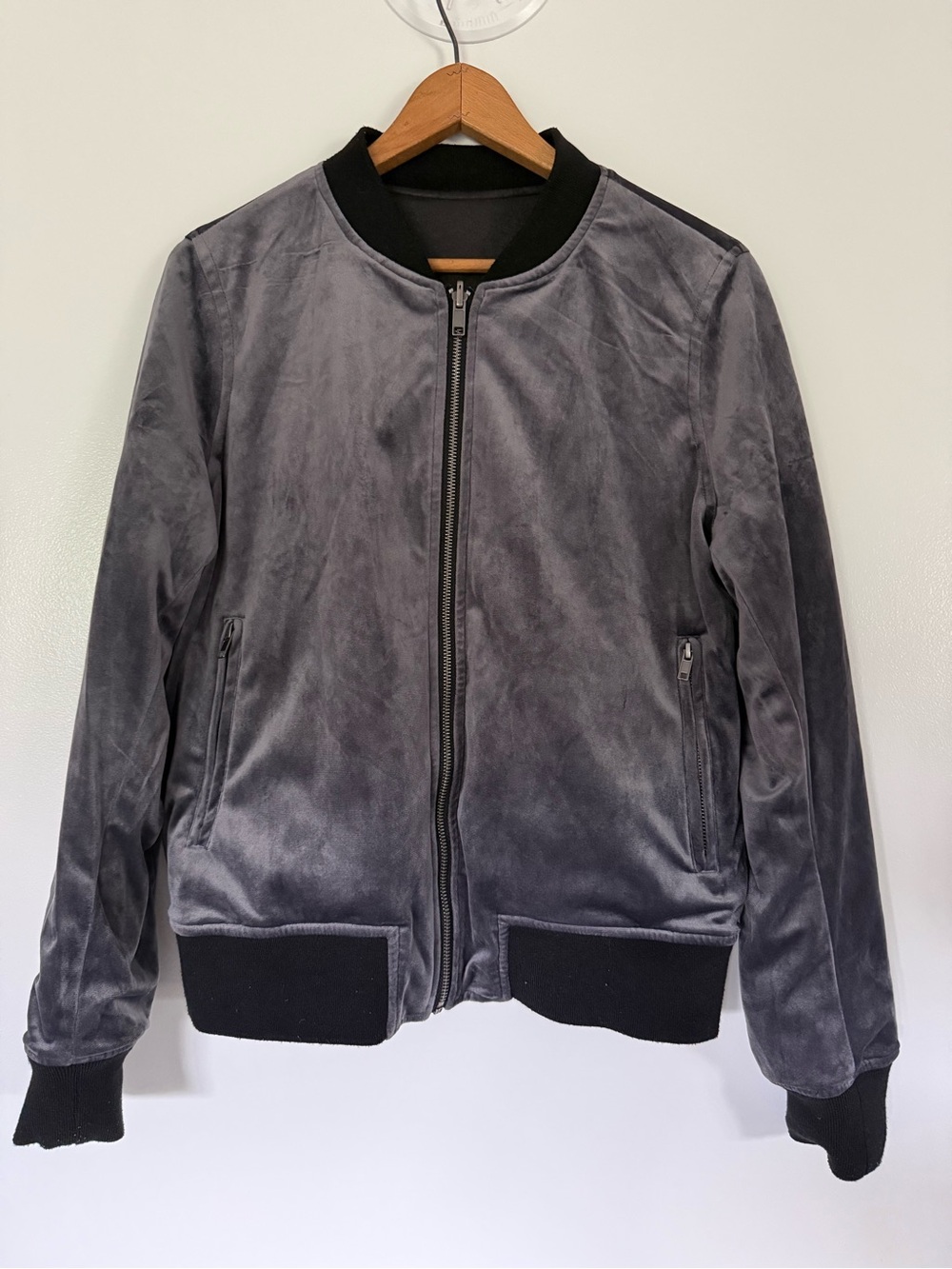 blanc noir Reversible Bomber Jacket